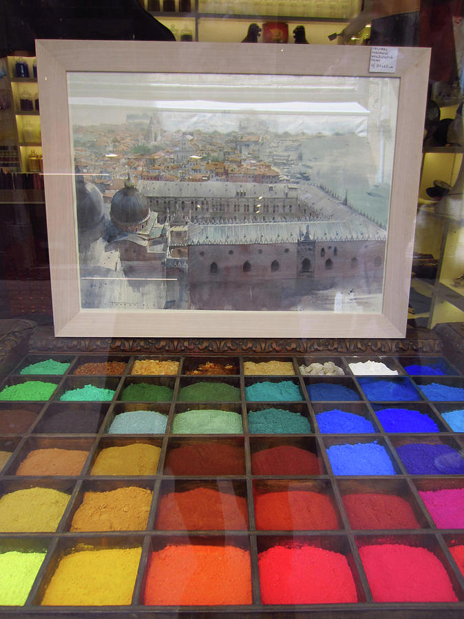 Venice Pigments Painting by Simi Berman