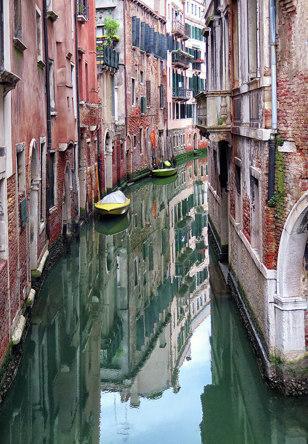 Venice Reflections Photograph by Dave Mills