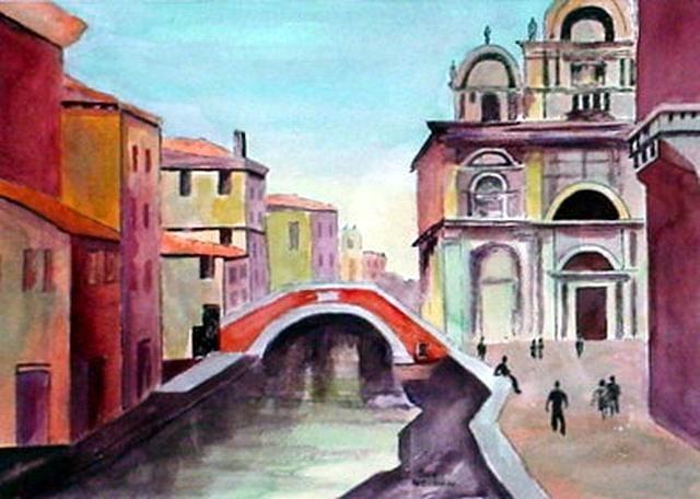 Venice Painting by Sue Nelson
