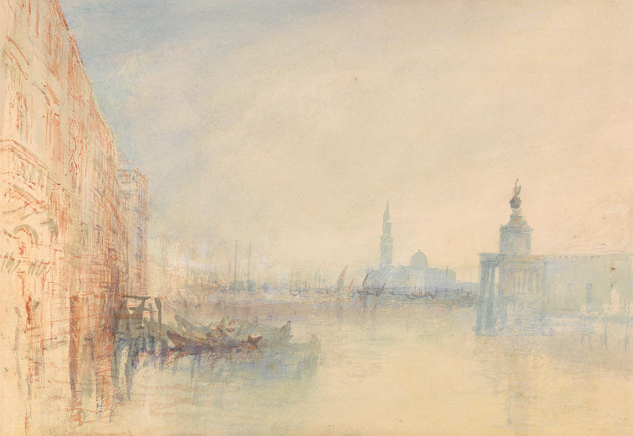 Venice, The Mouth of the Grand Canal Painting by Joseph Mallord William Turner