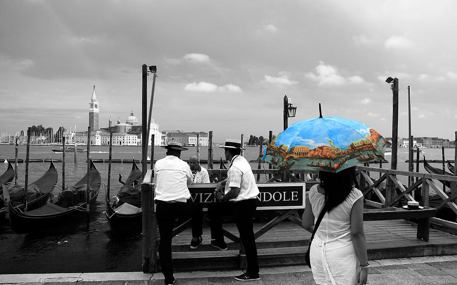Venice Umbrella Photograph by Andrew Fare