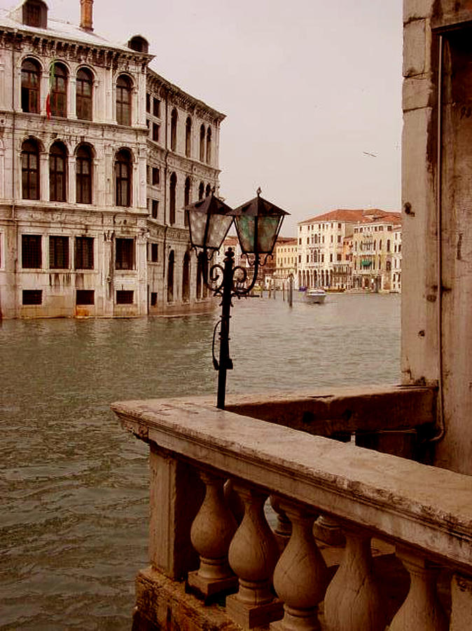 Venice Waterway Photograph by Nancy Bradley