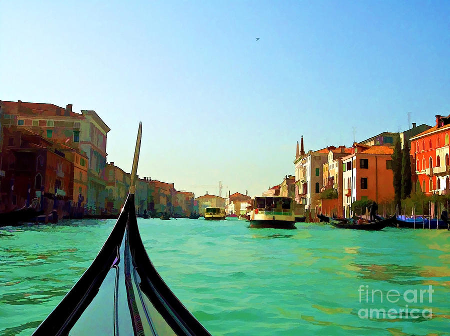 Venice Waterway Photograph by Roberta Byram