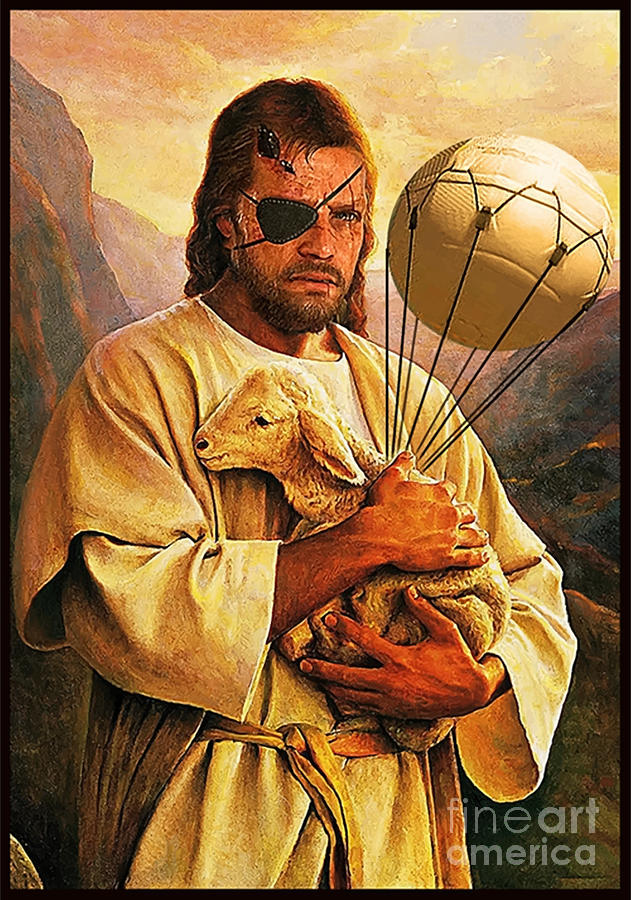 Metal Gear Solid Painting - Venom Jesus Snake by Billi Vhito Metal Gear Solid Painting - Venom Jesus Snake by Billi Vhito