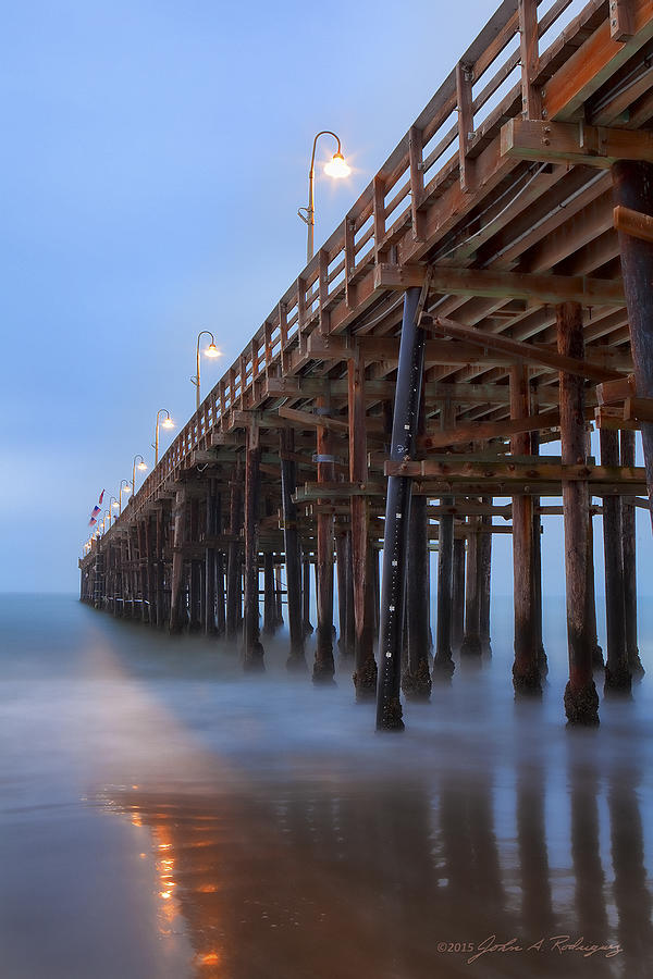 Ventura CA Pier at Dawn Photograph by John A Rodriguez