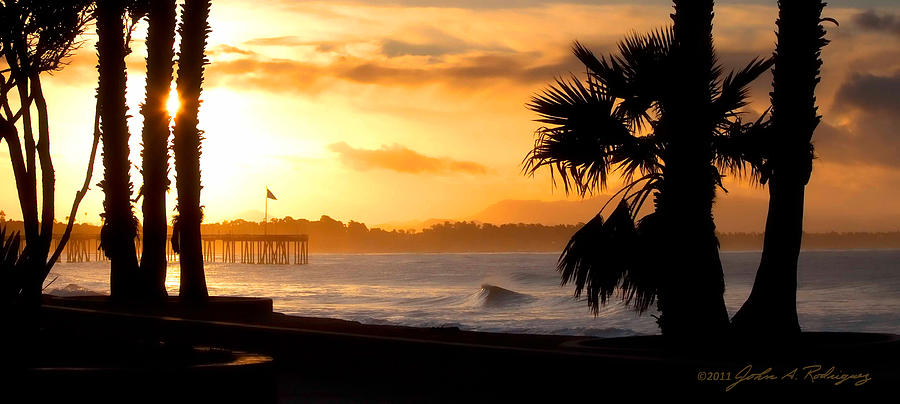 Ventura California Sunrise Photograph by John A Rodriguez