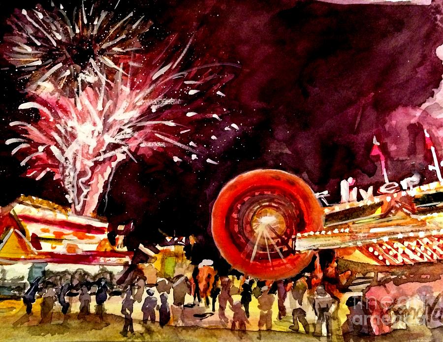 Ventura County Fair California Painting by Sandra Stone - Pixels