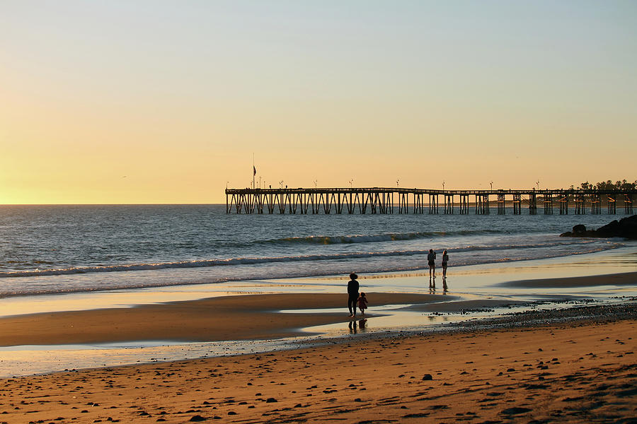 Ventura Pier at Sunset Photograph by Art Block Collections