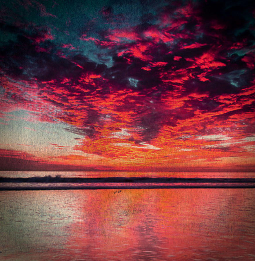 Ventura Sunset Digital Art by Digital Art Cafe