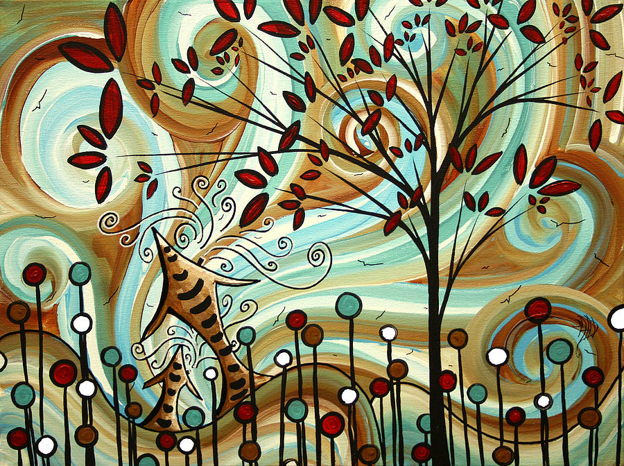 Venturing Out by MADART Painting by Megan Aroon