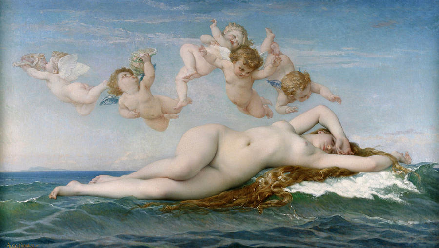 Birth Of Venus Painting - Venus by Alexandre Cabanel Birth Of Venus Painting - Venus by Alexandre Cabanel