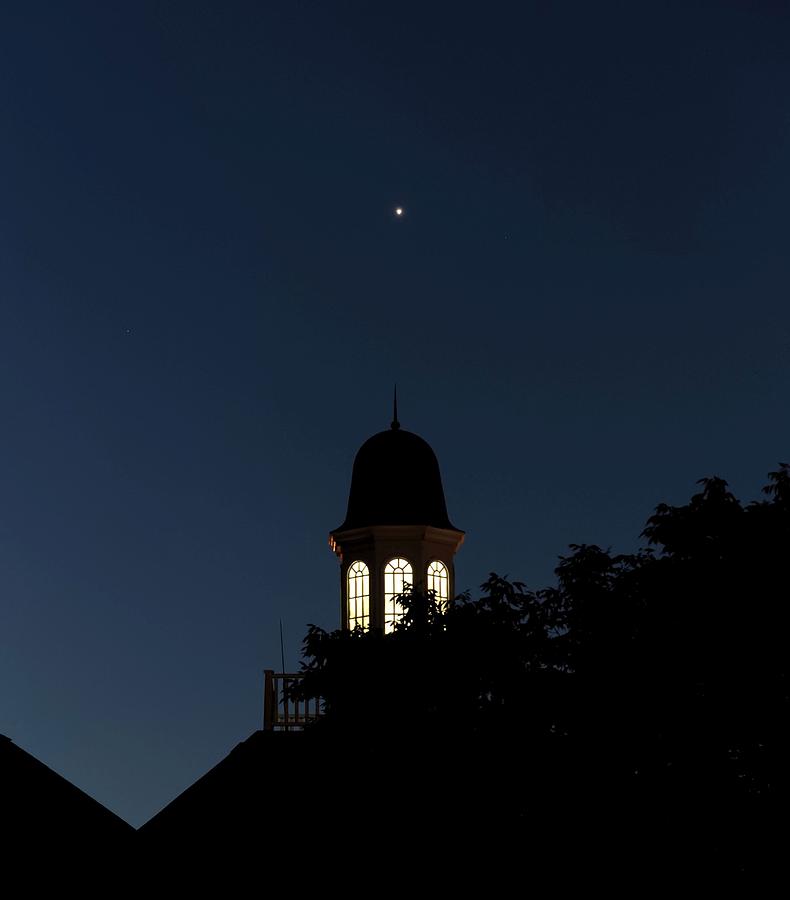 Venus and the Cupola Photograph by Shoeless Wonder
