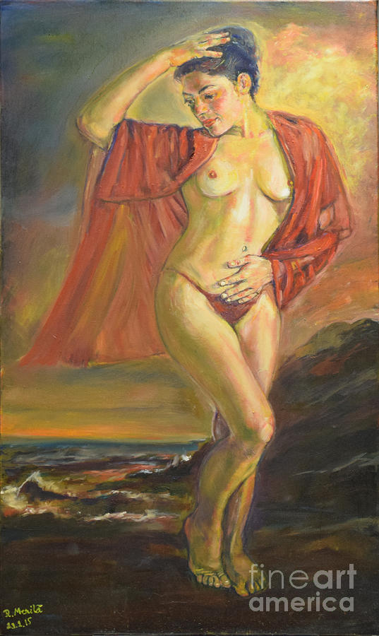 Venus from the sea Painting by Raija Merila