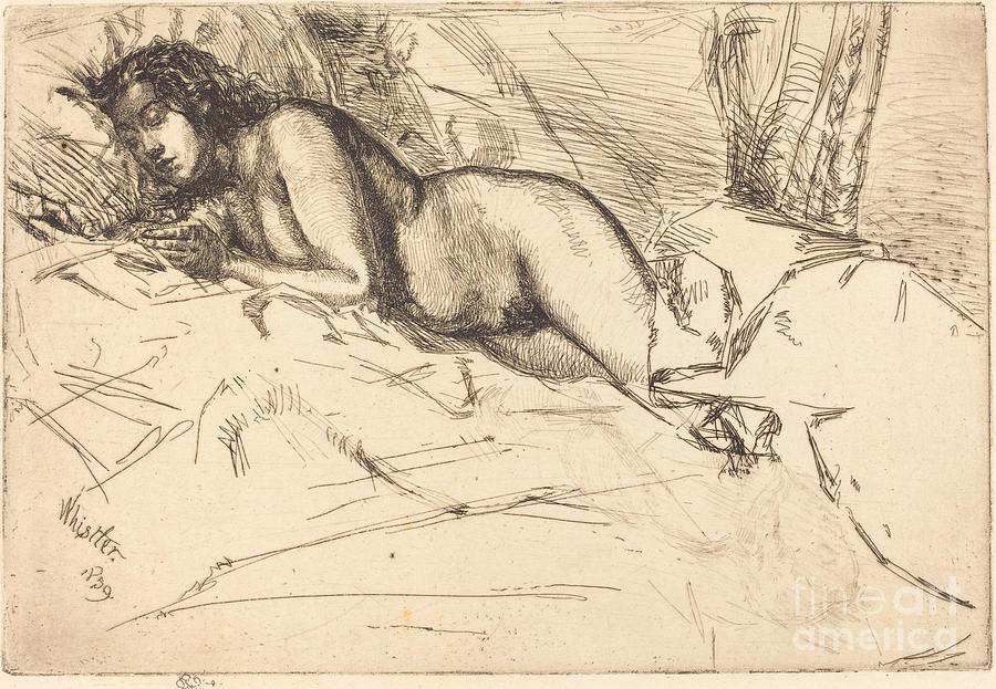 Venus Drawing by James Mcneill Whistler