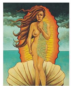 Venus Of Guadalupe Painting by Steven Donnini Venus Of Guadalupe Painting by Steven Donnini