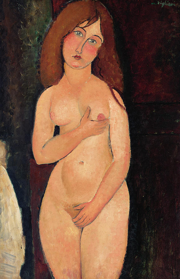 Up Movie Painting - Venus or Standing Nude or Nude Medici by Amedeo Modigliani