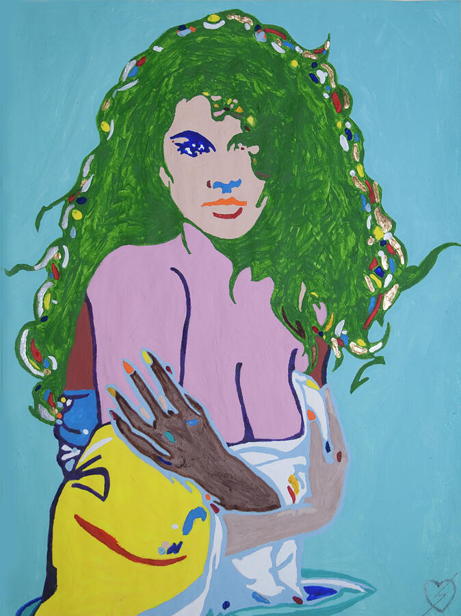 Venus Oshun Painting by Stormm Bradshaw