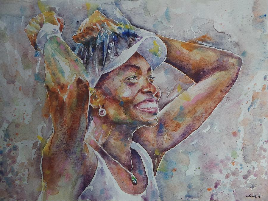 Venus Williams - Portrait 1 Painting