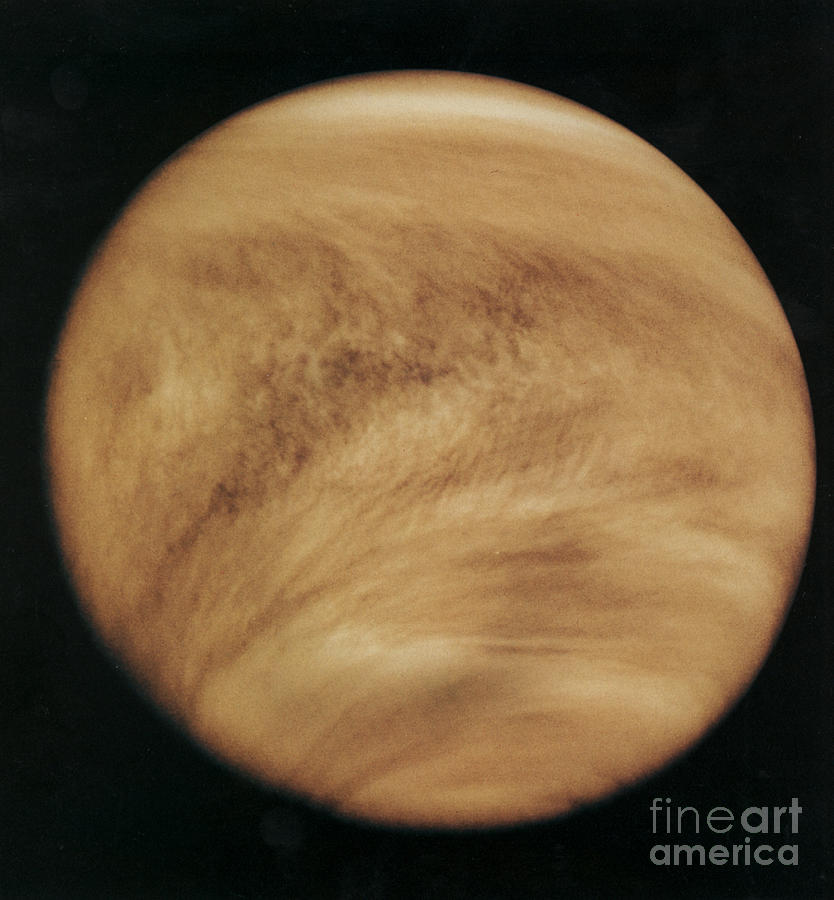 Venusian Clouds, Pioneer Venus Orbiter Photograph by Science Source