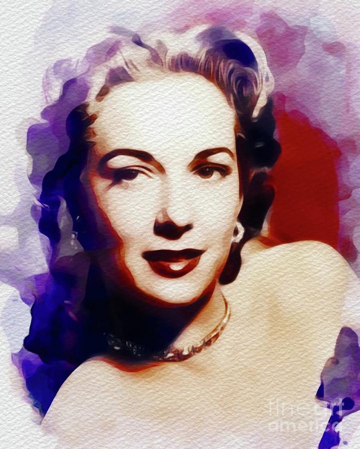 Vera Miles, Movie Star Painting by Esoterica Art Agency - Fine Art America