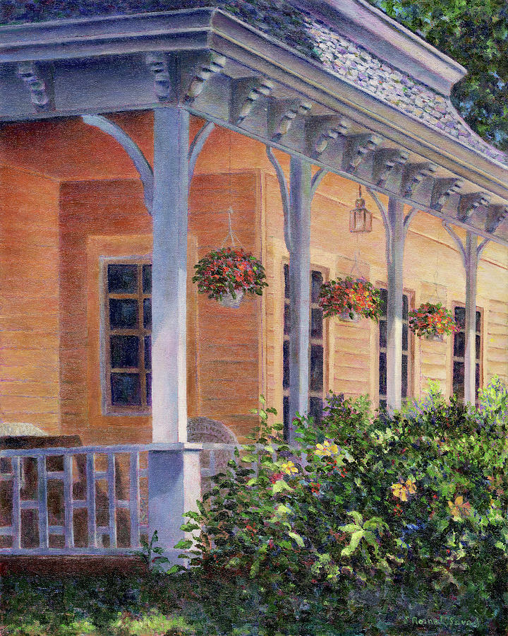 Veranda Painting by Susan Savad
