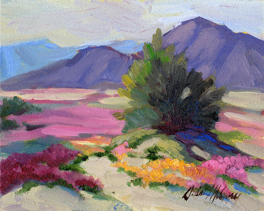 Verbena 2 Painting by Diane McClary