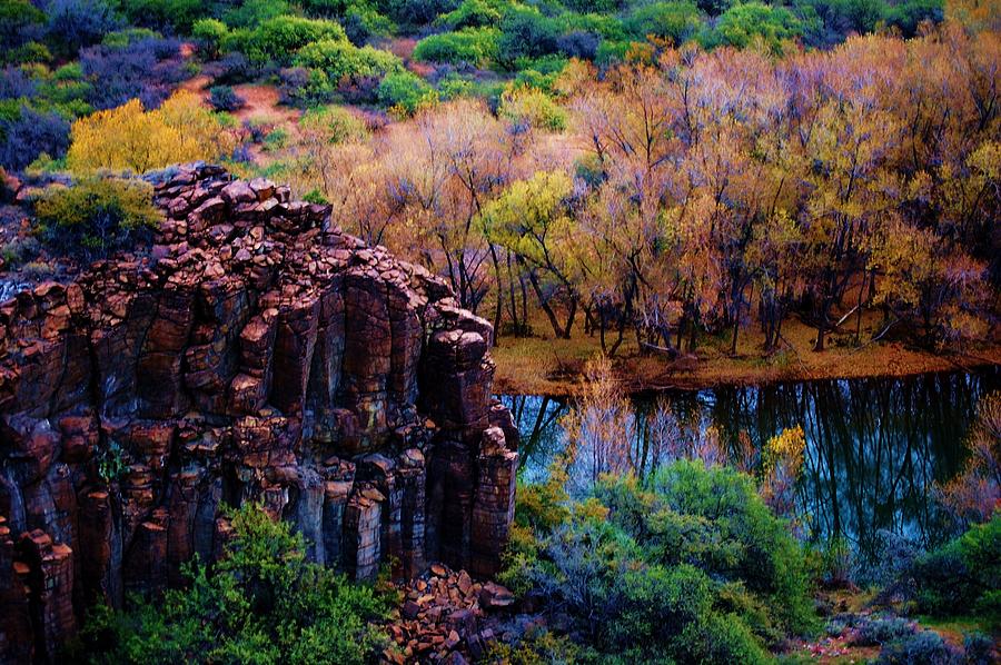 Verde River Canyon Photograph by Helen Carson