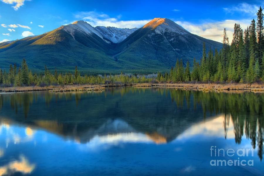 Vermilion Lakes Reflections Photograph by Adam Jewell