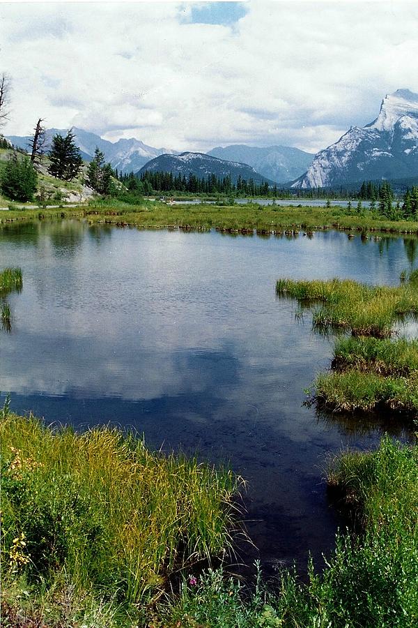 Banff National Park Photograph - Vermillion Lake by Shirley Sirois