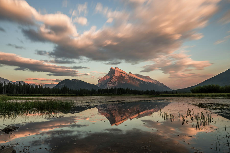 Vermillion lakes Photograph by Philip Cho