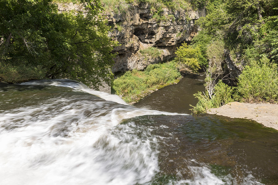Nature Photograph - Vermillion River Falls 3 A by John Brueske