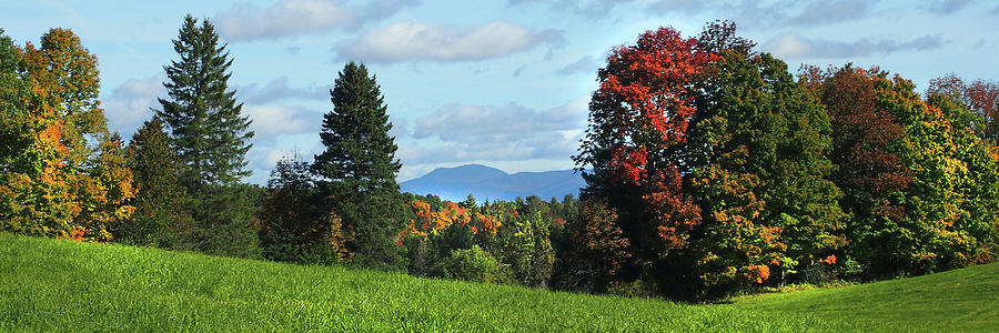 Vermont Autumn Panoramic Photograph by Joann Vitali