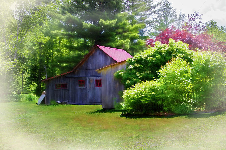 Vermont Barn 2 Digital Art by Terry Davis