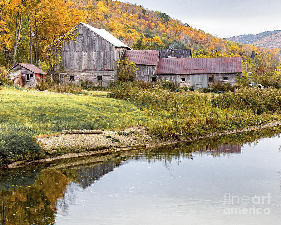 Vermont Barn Photograph by Rod Best