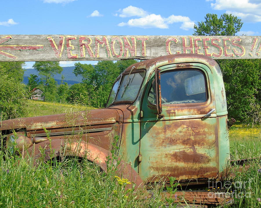 Cheese Photograph - Vermont Cheese by Susan Lafleur