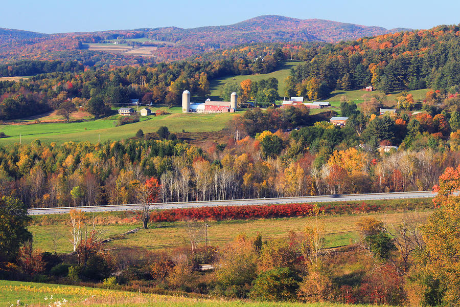 Vermont Countryside View Pownal Photograph by John Burk