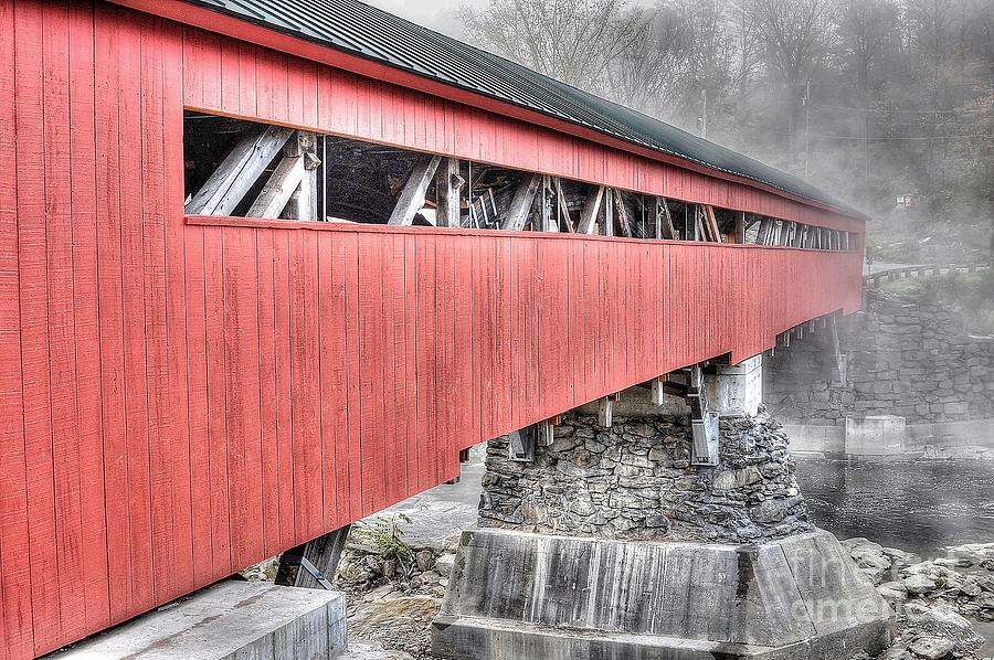 Vermont Covered Bridge Photograph by Steve Brown