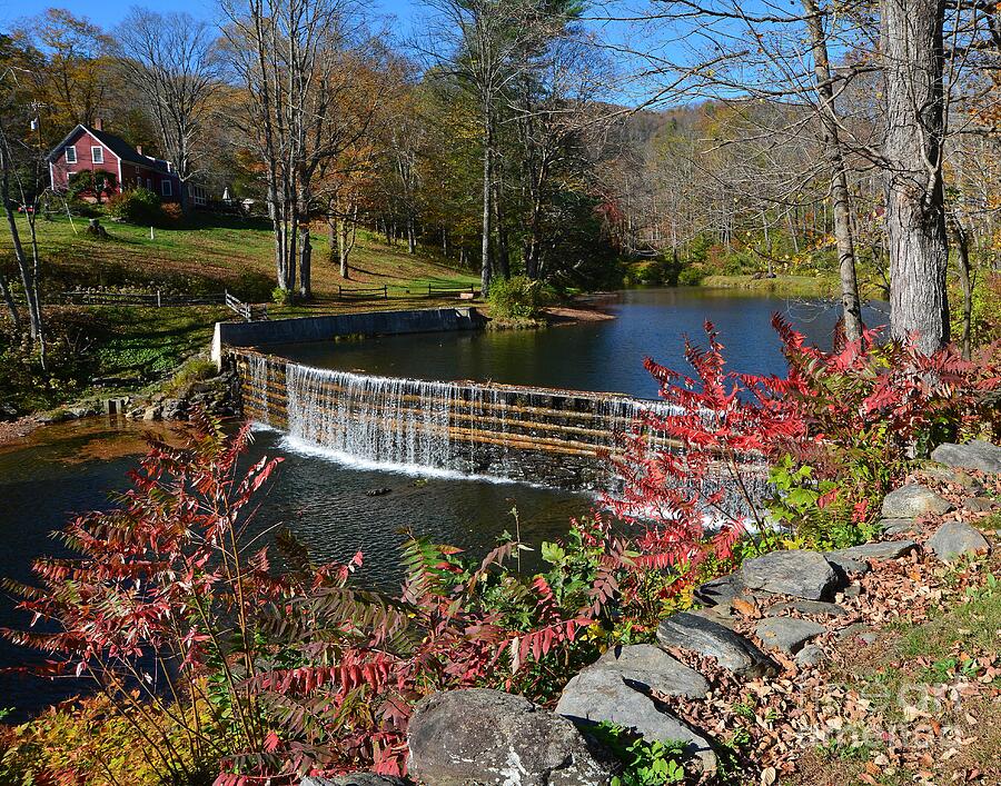 Vermont Crib Dam Photograph by Steve Brown