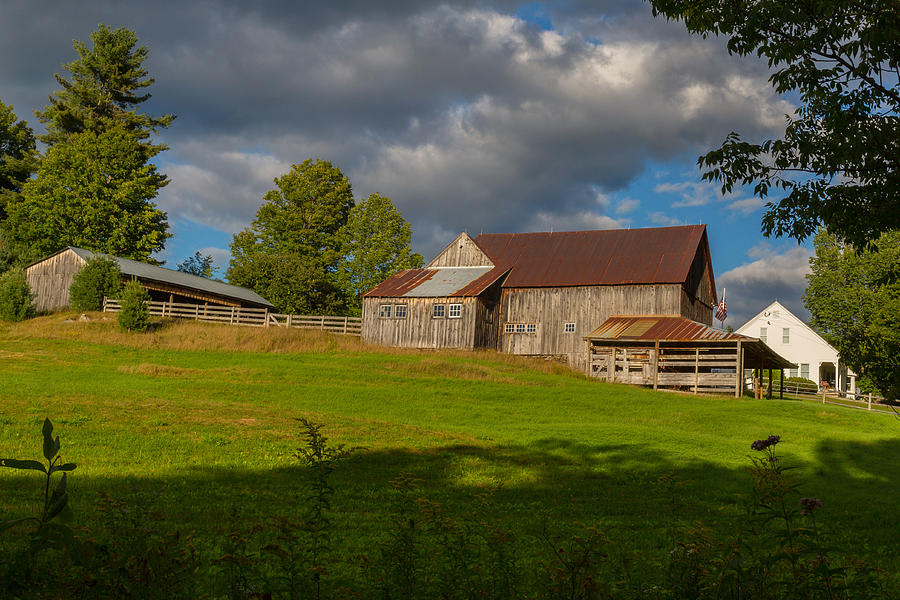 Vermont hilltop farm Photograph by Vance Bell