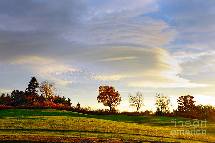 Fall Photograph - Vermont Hilltop Sunrise by Catherine Sherman
