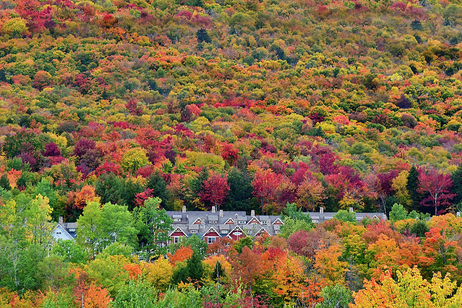 Vermont Mountain Village Photograph by William Jobes