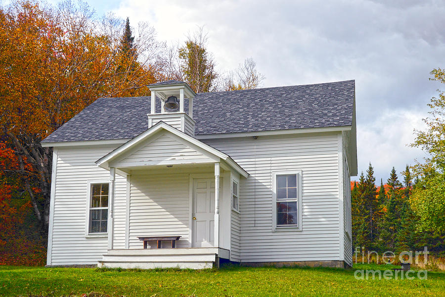 Vermont One Room Schoolhouse Photograph by Catherine Sherman