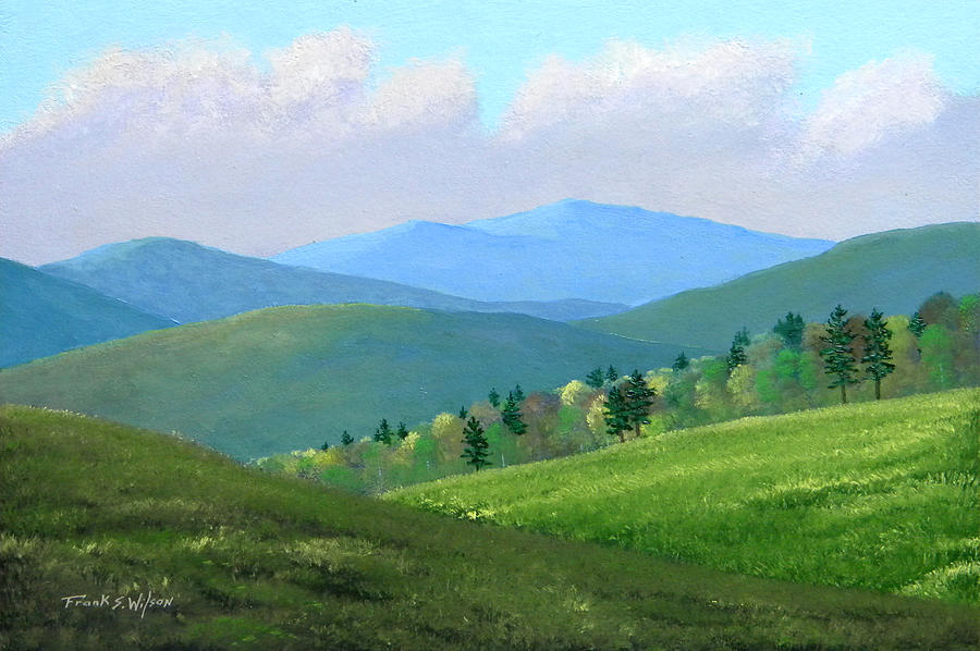 Vermont Pastures Painting by Frank Wilson