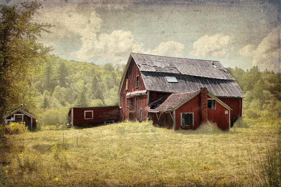 Vermont Red Barn  Photograph by Betty  Pauwels 