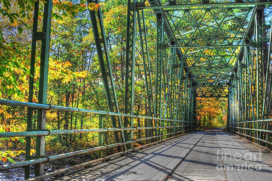 Vermont Steel Bridge Photograph by Steve Brown