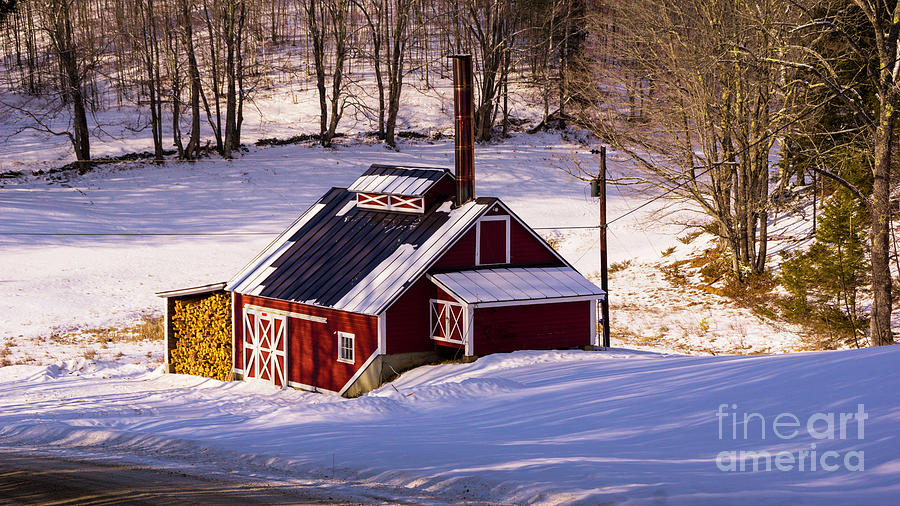 Vermont Sugarhouse Photograph by Scenic Vermont Photography