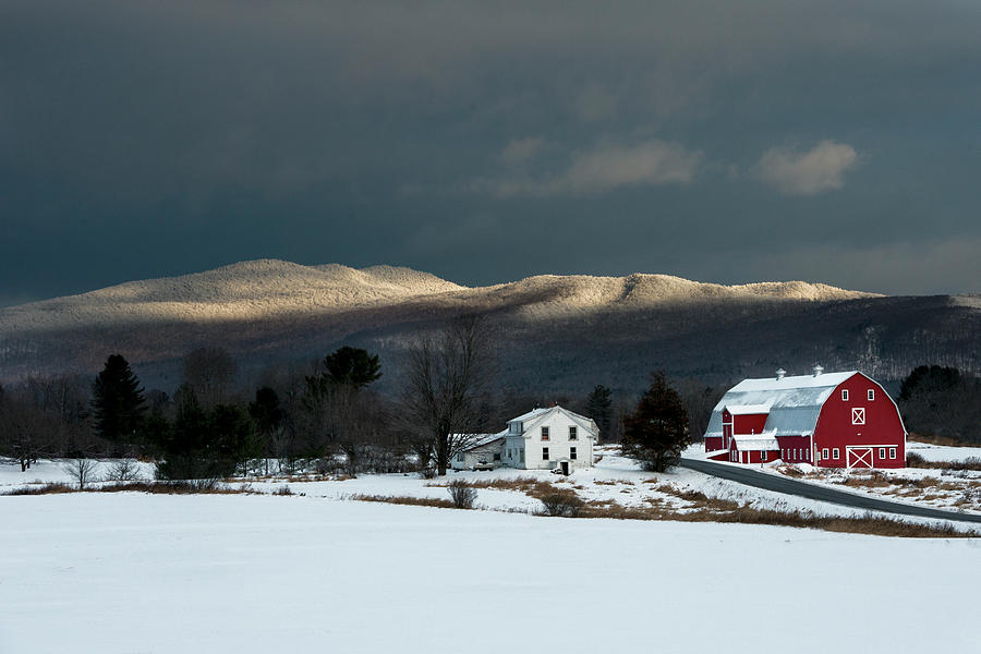 Vermont Winter Landscape Photograph by Chris Crothers - Fine Art America