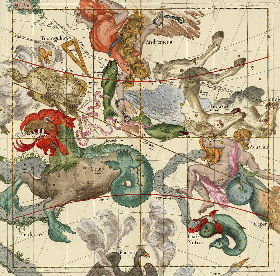 Vernal Equinox Drawing by Ignace-Gaston Pardies