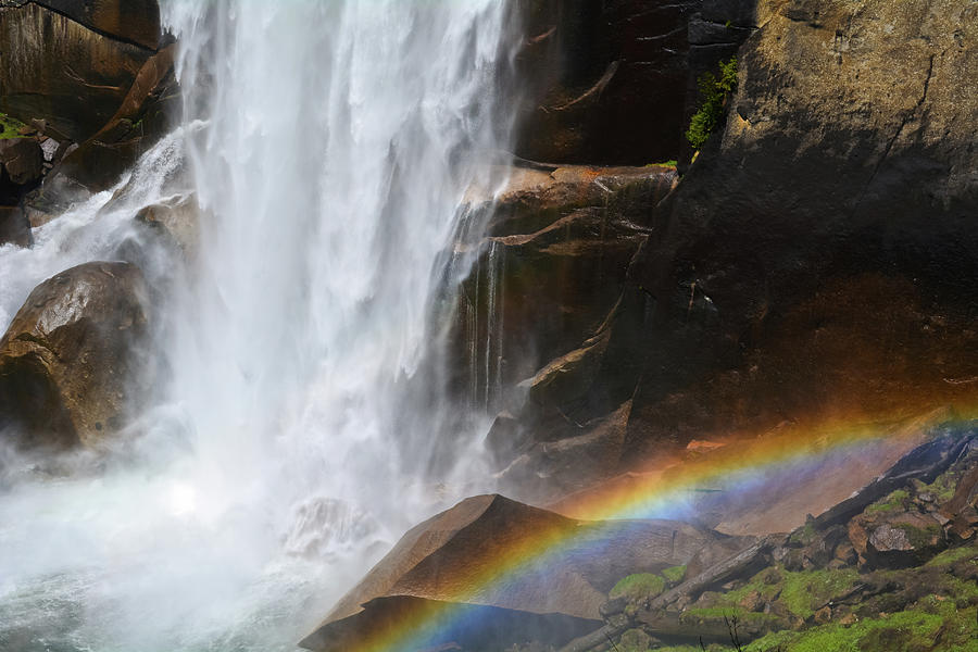 Vernal Fall Rainbow Photograph by Kyle Hanson