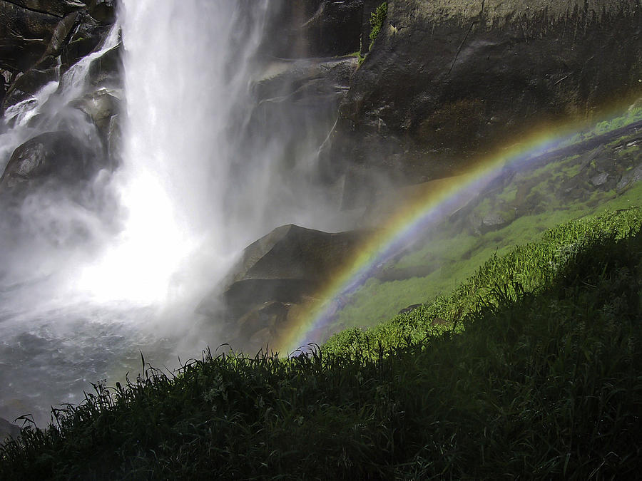 Vernal Falls and Rainbows Photograph by Doug Scrima